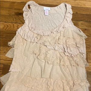 Loop fringe tank top